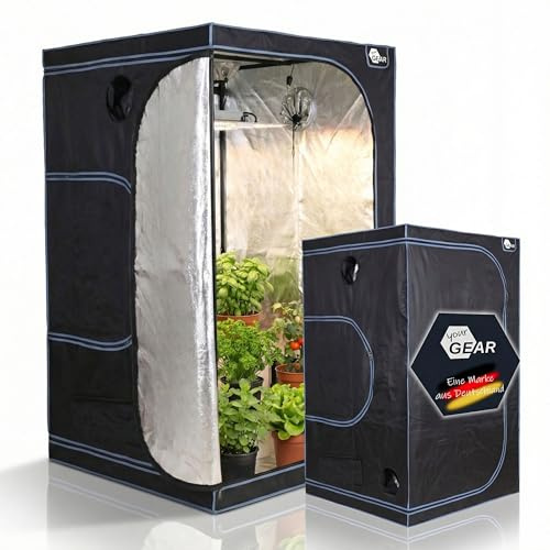 yourGEAR Plantsville Tienda para cultivo en 8 tamaños para interior, invernadero, vivero, para cultivo de plantas, 120 x 120 x 200 cm