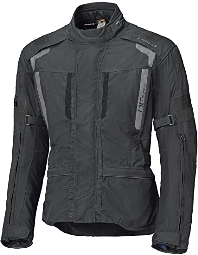 Held 4-Touring II Tourenjacke - Motorrad Jacke Wasserdicht - Textil Motorradjacke Herren mit Protektoren Level 1 - CE Schutzkleidung Klasse A, Schwarz, Größe L