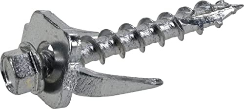 Fas-n-Tite Exterior-Coated Fence Post Screws, Heavy Duty Wood Screws for Fencing, Decking and Construction, Self Tapping Screws for Treated Lumber, Drywall and More, #12 x 1-1/2, 175 Pieces, 9976305