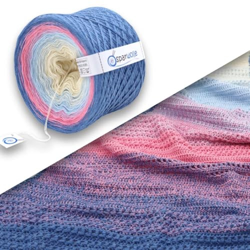 BOBBEL Sondereditionen, Farbverlaufsgarn 267g 4-fädig 1000m zum Stricken und Häkeln, Garn, Wolle, Yarn for knitting and crocheting (Morgendämmerung - 078)