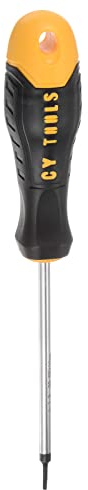 sourcing map Triangle Tournevis 1,8 mm Magnétique Triangulaire Vis Tournevis 4 CR-V Acier Arbre Anti- Slip Poignée pour Maison Automobile Général Réparation