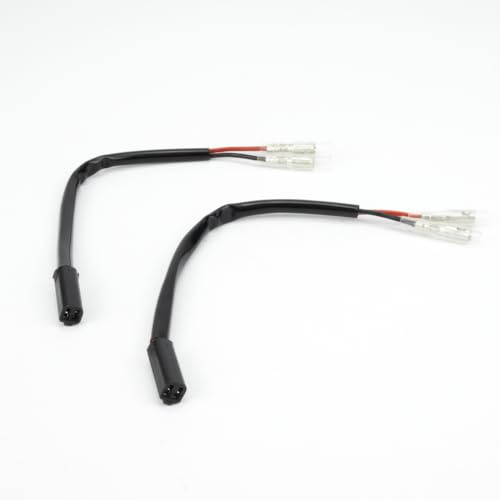 Aharon Motorrad 12V Verlängerungskabel Adapter für LED Blinker kompatibel mit Suzuki Motorrädern – Blinker Adapterkabel Kabeladapterstecker wasserdicht