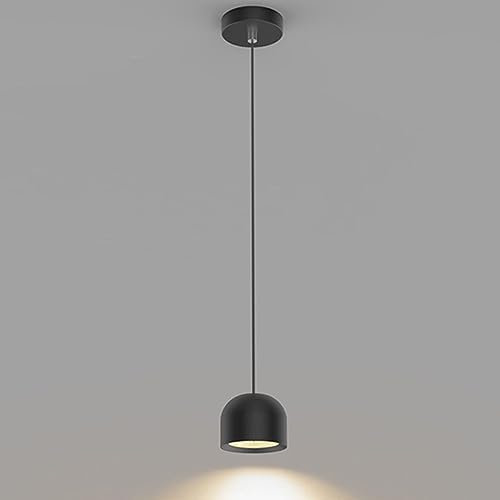 YFMYY Aluminium-Metall-Pendelleuchte, LED-Beleuchtungskörper, kuppelförmige Nachttischlampen, 3-Farben-Temperatur, Moderne nordische Hängelampe für Esszimmer, Küche, Insel, Billardtisch
