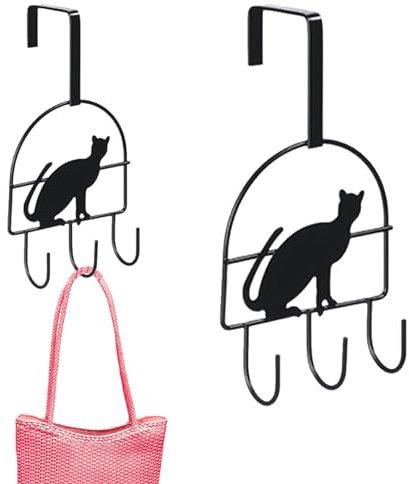 Haken für die Rückseite der Tür, Metall hinter der Tür, unsichtbar, stanzfreier Türhaken, langlebige Türhaken für Kleidung, Hut, Handtuch