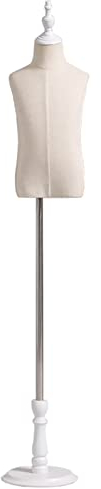 LIUSP Schneiderpuppen-Torso für Damen, Schneiderpuppenständer, höhenverstellbar, Schneiderpuppe für Damen, Leichter Nähpuppenkörper aus Styropor für Kleiderschaufenster