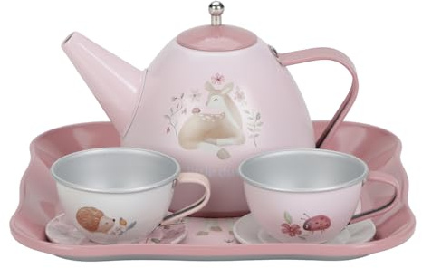 Little Dutch 2013746 Blech Teeset mit Koffer - Fairy Garden