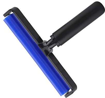 Aramox Rodillo Eficiente para Eliminar el Polvo, Rodillo Doméstico de Silicona Duradero con Rodillo, a Prueba de Humedad y Fricción (8 Pulgadas 80W)