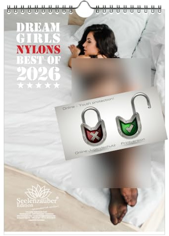 Sexy Dreamgirls Nylons Heels Legs Beine Füße DIN A4 Kalender für 2026 Girls Erotik - Seelenzauber