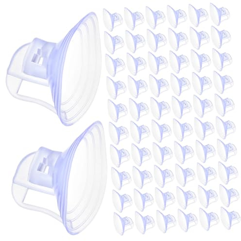 HOLIDYOYO Ventouses Transparentes pour Pare-Soleil 38 Mm, Lot de 100 Pièces, Fixation Puissante pour Fenêtres Intérieures Et Pare-Soleil De Voiture, Utilisation Polyvalente en Toute Saison
