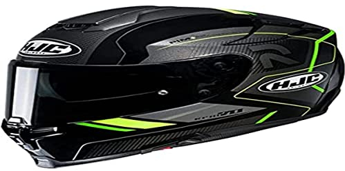 HJC Helmets Herren Nc Helmet, Schwarz/Grau/Neongelb, XL