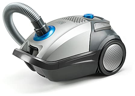 BLACK+DECKER BXVMB700E Aspirapolvere con Sacchetto, 700W, 4 L, Grigio