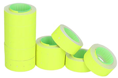 Preisschild, 3 Röhrchen Preisschild, Einreihig, Breit Passend, 21 X 12 Mm, für AK813 HG979 (Fluoreszierendes Gelb)