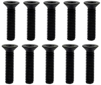 RISON-Titanium 10 Stück M3x4mm Titan Senkkopfschrauben, ISO14581 Titanschrauben Torx Flachkopfschrauben, Gewindeschrauben Mikroschrauben für 3D-Drucker, RC-Autos, RC Modellbau Zubehör