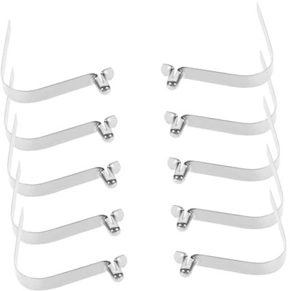 Housoutil Clip a Molla a Per Ombrelli e Tende 10 Pezzi 6mm Fissaggio Versatile Per Tubi Clip Per Palo Della e Pagaia Da Kayak Design Leggero e Flessibile