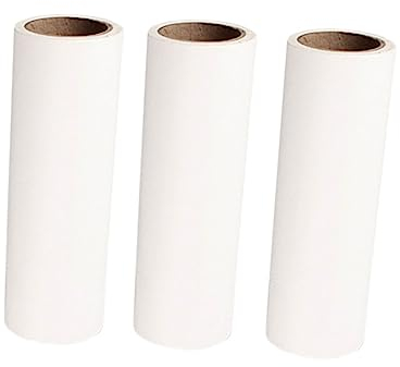 Toddmomy 90sheets Lint Remover Roller Paper Hair Sticky Roller Paper for Pet Hair Lint Dust Removal Easy to Use and Travel-friendly Random Style