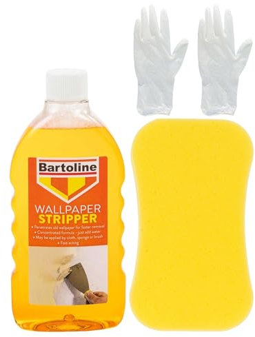 Wallpaper Stripper Set - Bundle Includes Wallpaper Stripper, Large Sponge and Pair of Gloves - Suitable for All Types of Wallpaper Removal