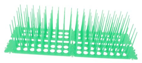 Sosoport 2pcs Outdoor Scat Mat for Cats Cats Network High-toughness Plastic Garden Prickle Strip Black Deterrent Mat