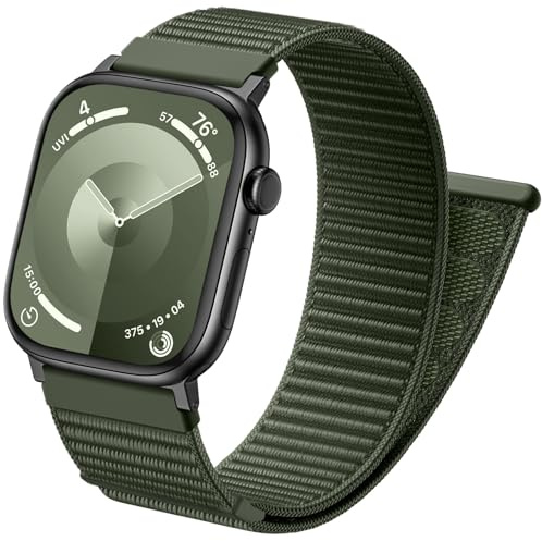 Netolo Sportloop-armband kompatibelt med Apple Watch-armband 44 mm 45 mm 46 mm 49 mm 42 mm herr dam - nylonarmband för iWatch serie 11 10 9 8 7 6 5 4 3 2 1 SE Ultra 3 2 1