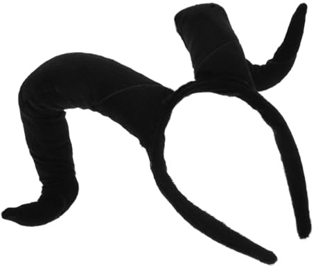 Toddmomy Halloween Kostüm Horn Bull Horn Haarband Cosplay Haardekoration für Partys Lustiges Weiches Kostümzubehör Einzigartiges Design für Halloween Events