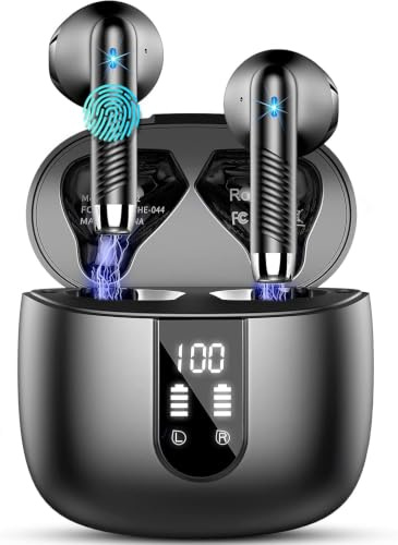 2026 Ecouteurs Bluetooth 5.4 sans Fil avec APP, 56H [Batterie renforcée]