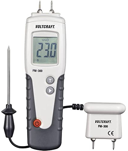 VOLTCRAFT FM-300 Holzfeuchtemessgerät Messbereich Holzfeuchtigkeit (Bereich) 6 bis 99% vol Temperaturmessung