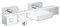 Grohe 34497000 Grohtherm Cube Miscelatore Termostatico per Vasca/Doccia, Installazione Esterna, Cromo