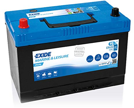 Exide Technologies Akku, Dual, Marineblau