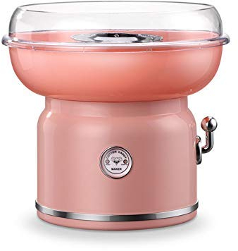TITO Electircial Candyfloss Making Machine, Cotton Sugar Candy Floss Maker, Food Grade Material Manual Remote Sensing Switch DIY Kids Gift Kitchen Appliances (Pink)
