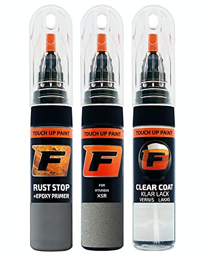 FIRANTO Lackstift Autolack Reparaturset für Hyundai X5R Olivine - 3-in-1 Autolack Kratzer Reparaturstift 15ml Grundierung, Klarlack