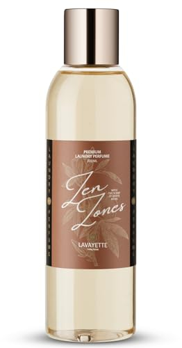 Lavayette Profumo Premium per Lavanderia - Zen Zones, Profuma Bucato al Muschio Bianco - Ideale per Tessuti, Biancheria da Letto, Lenzuola Vestiti Lavati a Mano o in Lavatrice- Odore Fresco - 200ml