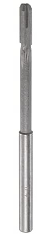 sourcing map Spannen Reibahle 4.8mm H7 Hartmetall Drehmaschine Fräser | Spitze Gerade Flöten Rund Schaft