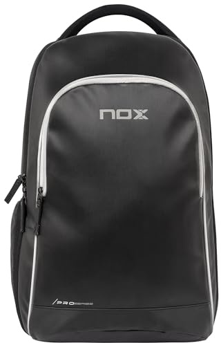 NOX Padel Rucksack Pro Series | 28L Kapazität Padded Rack & Laptop Protection | Ventilated Footwear Pocket & Padded Straps