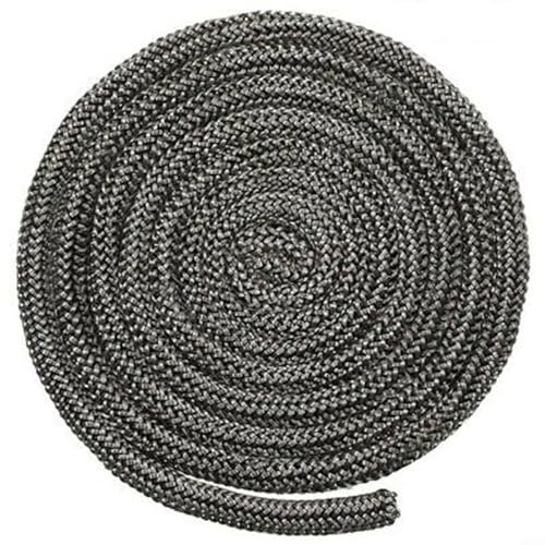 Cuerda de estufa, junta de repuesto resistente al calor, tira selladora para estufa de leña, chimenea, chimenea, puerta de horno (16 mm)