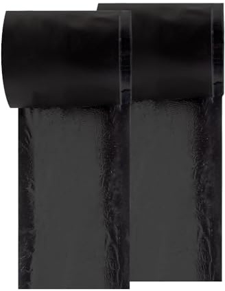 2x Alfa EPDM-Folie 150 mm x 20 m schwarze Dichtfolie aus EPDM (40m) | Profi-Qualität - Schwarze EPDM-Kautschuk Bahn - Butyl-Klebestreifen - UV-beständig, bitumenverträglich - für den Außenbereich