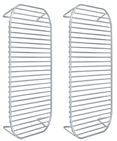 Lot de 1/2 grilles en acier inoxydable pour barbecue d'extérieur Fumoir Guide de cuisson Accessoires pour friteuse à air électrique Accessoires faciles à nettoyer