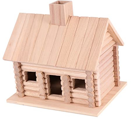 Gogogmee Nichoir en Bois pour Jardin Nichoir À Oiseaux Décoration Dintérieur Originale en Bois De Pin Cabane À Oiseaux Lit pour Nid