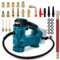kswiown Akku Kompressor für Makita 18V Akku mit LED Lampe, Kabellos Luftpumpe 830PSI Kompressor mit Digitalem Manometer, Elektrische Luftkompressor für Fahrrad/Auto/Ball