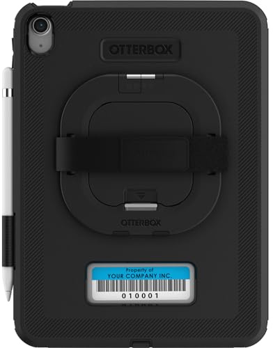 OtterBox Defender for Business mit Ständer/Handschlaufe für iPad (A16) und iPad 10. Generation V2, Schwarz, Keine Displayschutzfolie im Lieferumfang enthalten (Einzeleinheit Wird in Polybeutel
