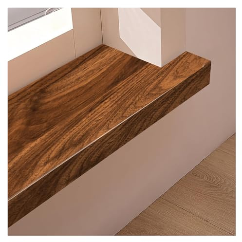 APMOE Davanzale Interno Finestra, Davanzale per Finestra in PVC Impermeabile Copri Davanzale Interno, Davanzali Interni su Misura, Venature del Legno Copridavanzale con Naso(A,20 cm x 90 cm)