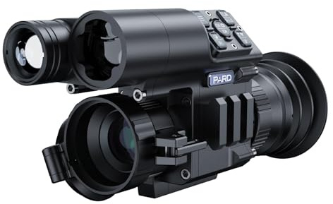 PARD Monocular Vision Nocturna, visión Nocturna con Clip de Montaje Frontal, telémetro de 1000m, Sensor 2K, grabación de Video, Wi-Fi, Resistente al Agua, FD1 850nm/940nm (FD1-850/F)