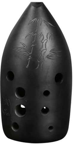 Ocarina Instrumento Xun Pottery Xun Instrumento Musical Doble Cavidad Diez Agujeros Rendimiento Xun F/G Tune Instrumento Musical Nacional(F Tune)