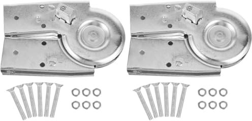 Housoutil 2St Leiterverbinder gelenkverbinder Leiterbefestigung Dämpfungsscharnier Leiterersatzteil Tür Tritthocker Leitern bodenleiter scharnier kleine Trittleiterteile Aluminiumlegierung