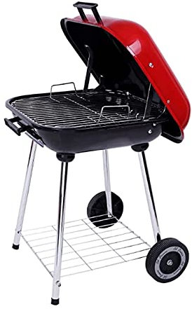 Barbecue da Giardino, per Esterni, a carbonella, in Acciaio Inox, per affumicare, per Feste in Patio, Utensili per Barbecue a carbonella di Alta qualità.