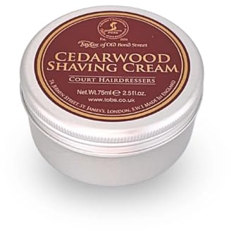 Taylor of Old Bond Street 75 ml Zedernholz-Rasiercreme-Schüssel