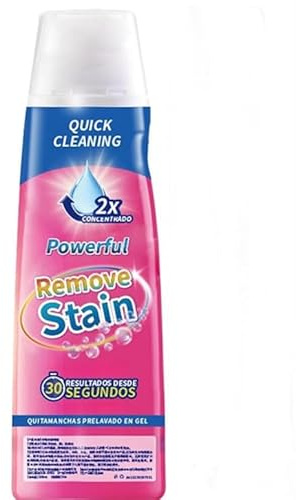 Nano - Gel removedor de manchas de limpieza rápida, gel limpiador de manchas resistente, sin lejía, removedor de manchas para el hogar, manchas de lavandería con enzimas activas, emover, lavadora para