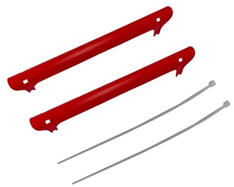 Runseaway 2Pcs Bike Chainstay Protector Universal Frame Chain Guard Cover Anti-Scratch Protective Pad for Mountain Bike MTB Road Bicycle Easy Install Lightweight(Red)