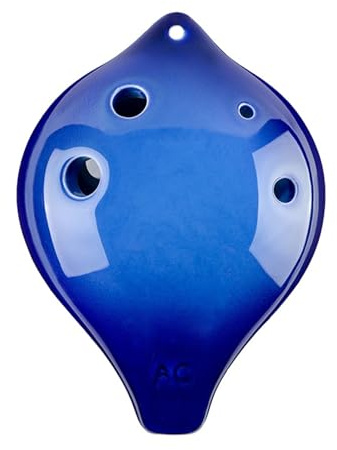 Principianti ocarina Ocarina A 6 Fori Per Principianti Strumento A Sei Per Professionisti Materiali Didattici(Blue SG Treble G)
