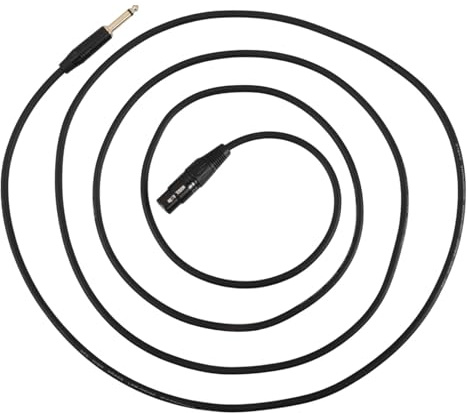 Yardenfun Adaptateur Câble Micro XLR Femelle vers Mâle Connecteur Audio Équilibré pour Équipements Professionnels Compatible Studios et Scènes