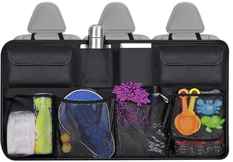 Kofferraum Organizer Auto, für VW Passat B5 B6 B7 B8 SE Estate Hängender Auto Kofferraum Organizer Autositz Rückenlehnenschutz Organizer