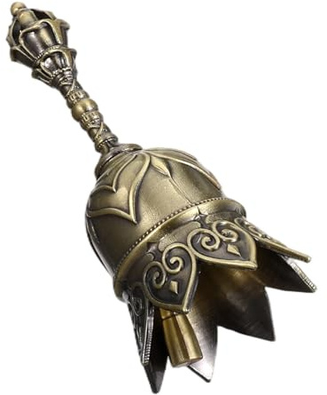 Hand Bell Service Bell Brass Bells for Ringing at Wedding, Lotus, Seniors Bedside, Teacher Classroom, Call Bells Super Loud Handbells Dinner Bellss Tibetan & Meditation Bellss